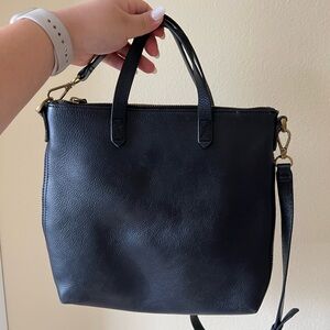 Black Madewell Zip Top Crossbody
